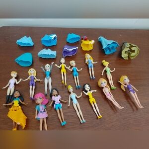 Polly Pocket And Disney Princess Dolls